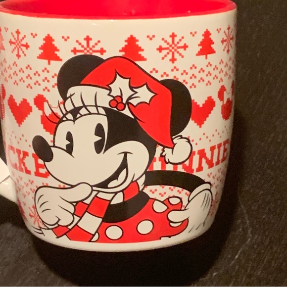 Mickey and Minnie Mouse Christmas Mug and Whisk Set - Picture 6 of 8